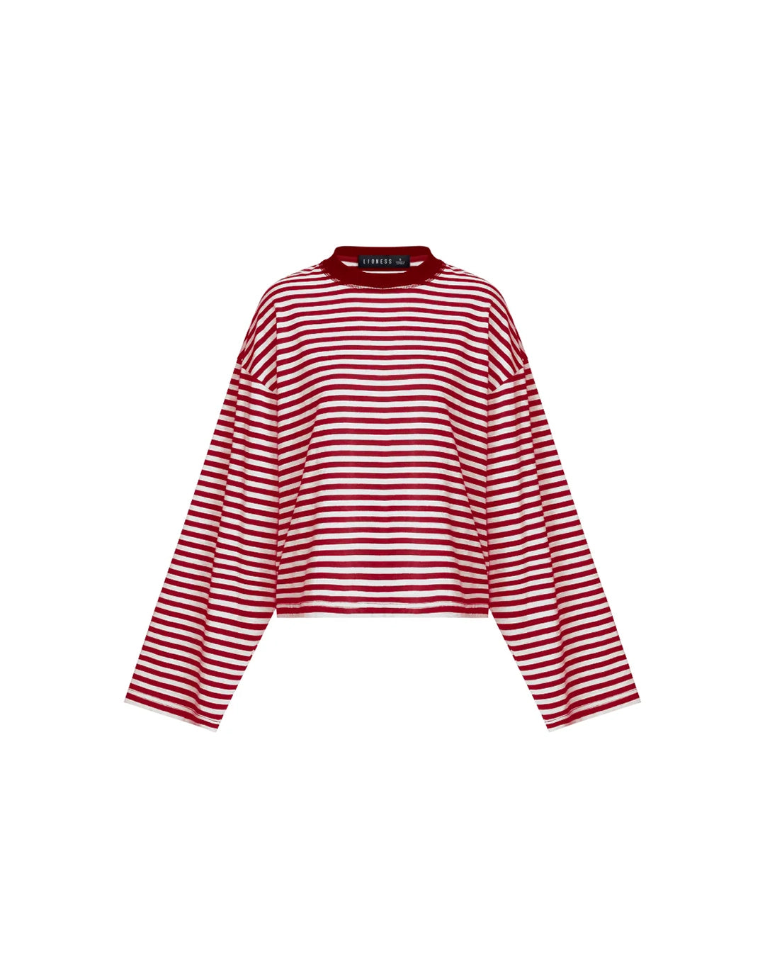 Bloom Long Sleeve Top - Wine Stripe