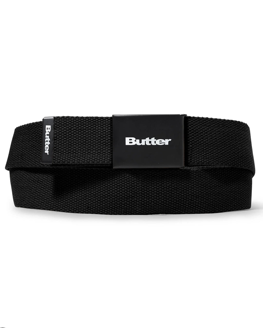 Butter Goods Logo Woven Belt - Black – Wally