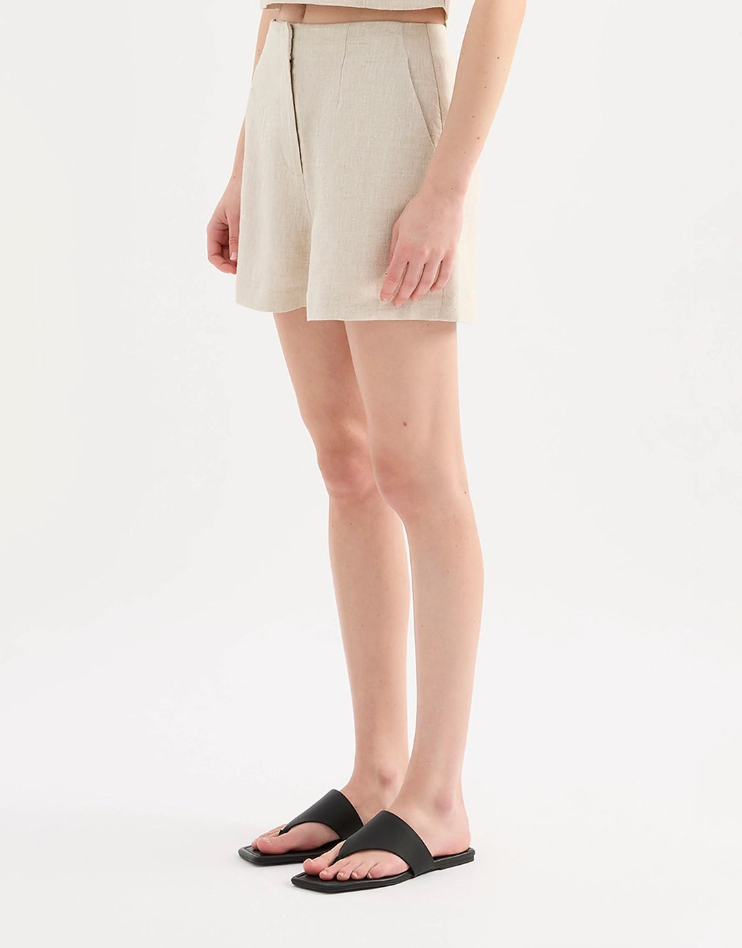 Marli Linen Short - Natural