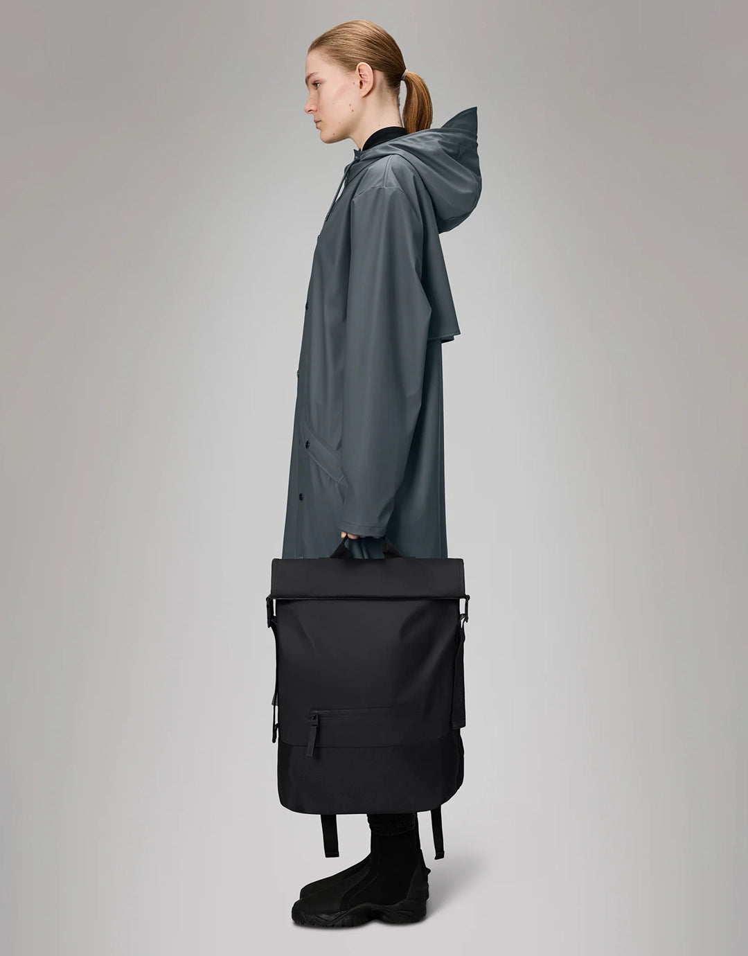 Trail Rolltop Backpack W3 - Black