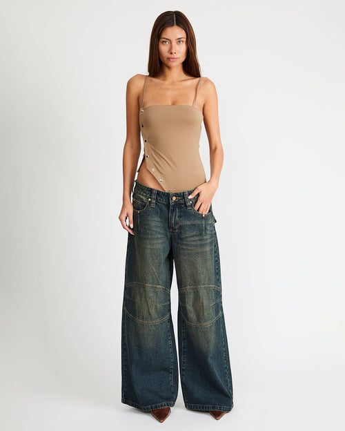 00 Mega Baggy Denim Jeans - Riley - Abrand