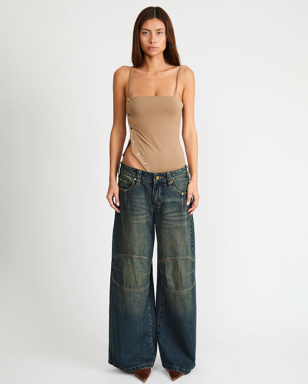 00 Mega Baggy Denim Jeans - Riley - Abrand