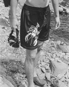 Seafood Staff Boardshorts - Black by Pass-Port