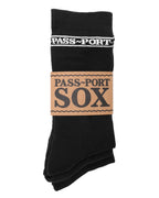 Hi Sox 3 Pack R46 - Black by Pass-Port