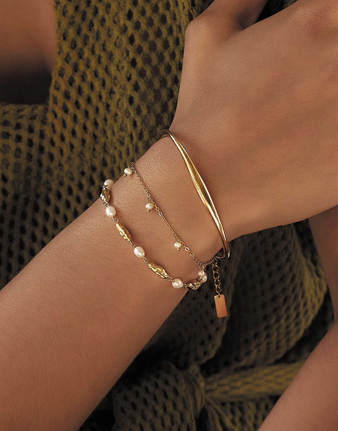 Madison Gold Cuff Bracelet