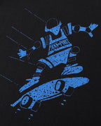 Cloncurry Ringer Tee - Black by Pass-Port - view 3