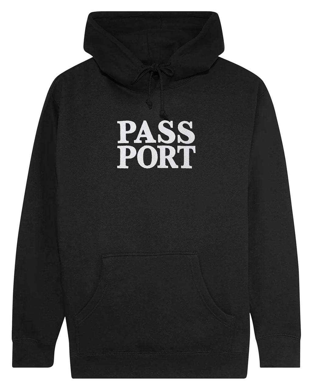 Official Stacked Hoodie - Black by Pass-Port