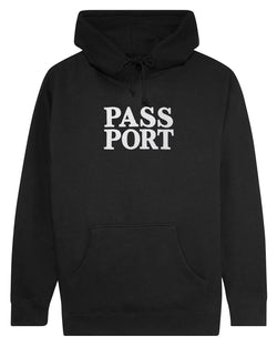 Official Stacked Hoodie - Black by Pass-Port