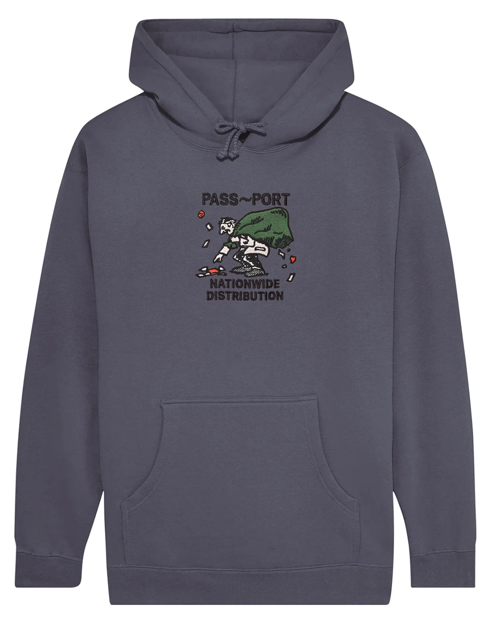 Distribution Hoodie - Dusty Blue