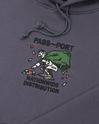 Distribution Hoodie - Dusty Blue by Pass-Port - view 2