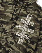 Kollaasi Zip Hoodie - Woodland Camo by Pass-Port - view 4