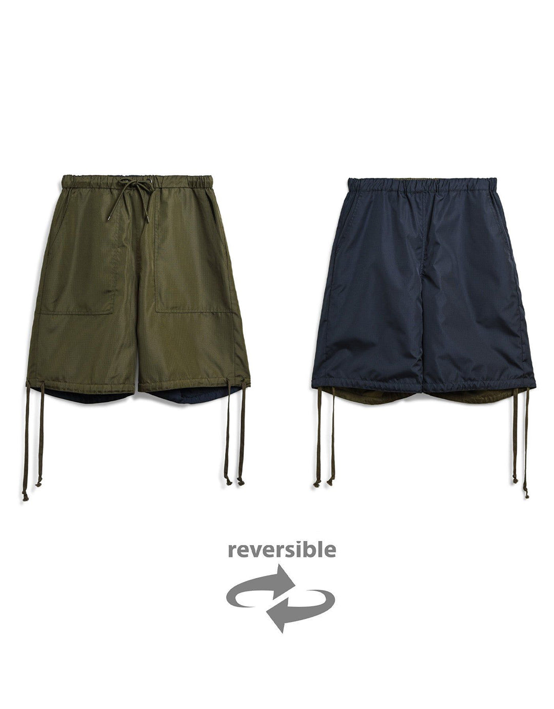 Military Reversible Shorts - Olive