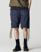 Military Reversible Shorts - Olive by Taion - view 7