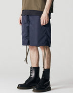 Military Reversible Shorts - Olive by Taion - view 5
