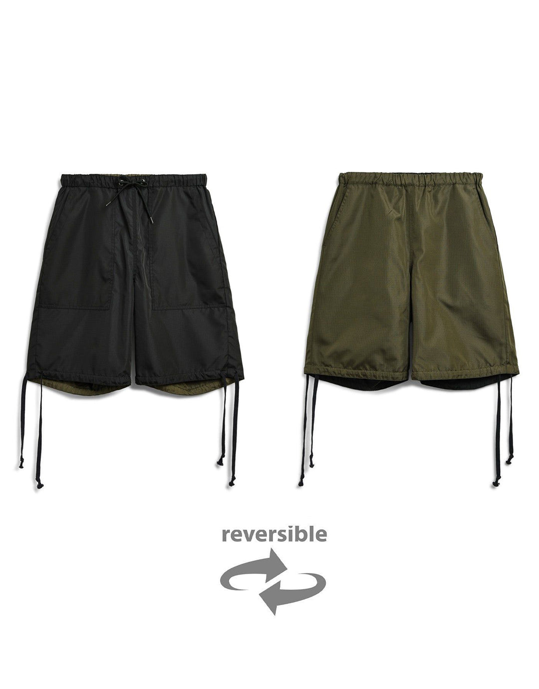 Military Reversible Shorts - Black
