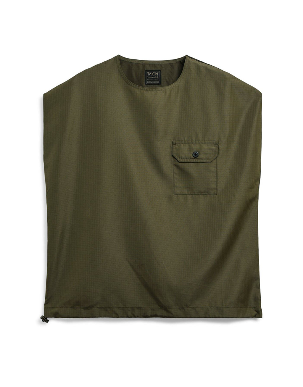 Military No Sleeve Nylon Tank - Olive