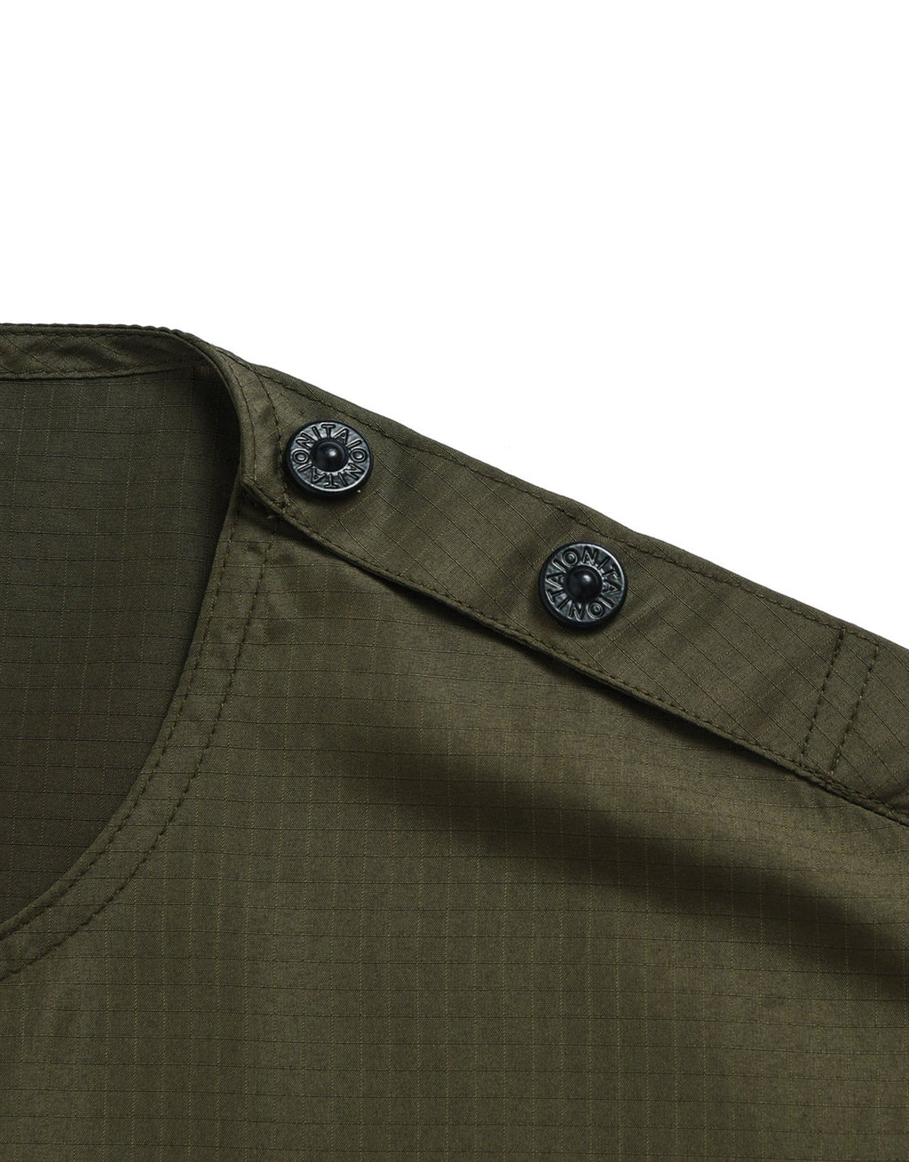 Military No Sleeve Nylon Tank - Olive