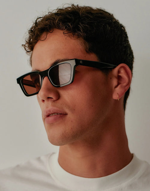 Brooklyn Sunglasses - Black/Brown by Isle of Eden - view 2