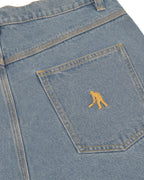 Workers Club Classic Jean Short R46 - Washed Light Indigo by Pass-Port - view 4