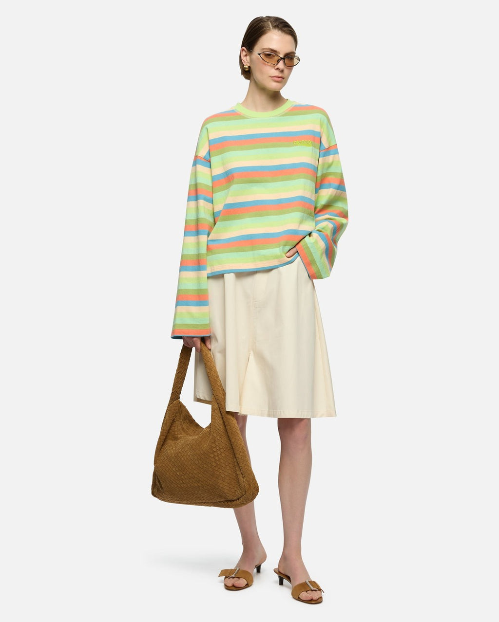 Blanca Hana Tee - Lime - Blanca