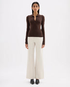 Danica Merino Blend Knit - Chocolate - Nude Lucy