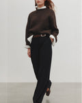 Elena Pant - Black - Nude Lucy