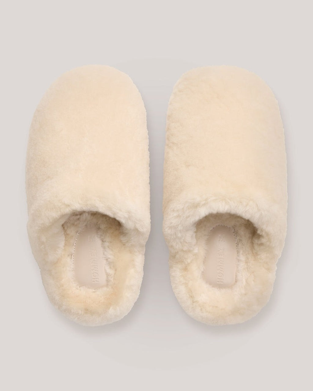 Sheepskin Slippers - Cream - Hommey