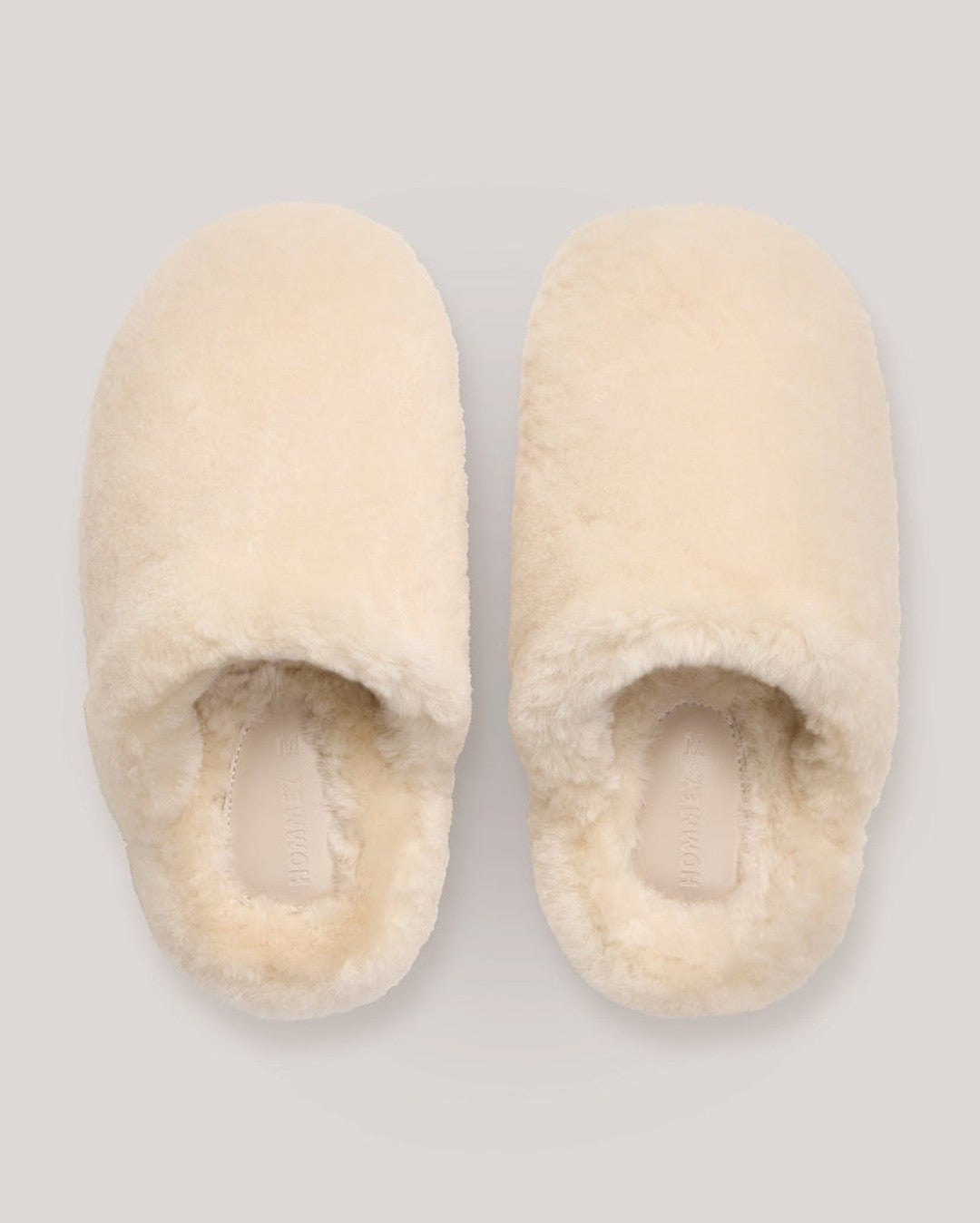 Sheepskin Slippers - Cream - Hommey