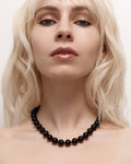 Angelo Necklace - Black - Honeybloom
