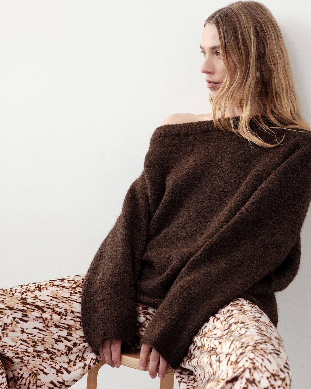 Lavinia Knit - Chocolate - Nude Lucy