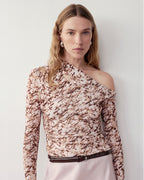 Liora Long Sleeve Mesh Top - Liora - Nude Lucy