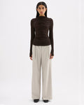 Marti Mesh Top - Espresso - Nude Lucy