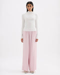Mimi Long Sleeve Top - Salt - Nude Lucy