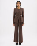 Nadia Jacket - Chocolate - Nude Lucy