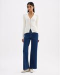 Odette Knit Top - Salt - Nude Lucy