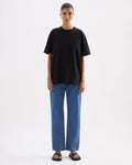 Organic Boyfriend Tee - Black - Nude Lucy