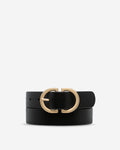 In Reverse Belt - Black/Gold - Status Anxiety