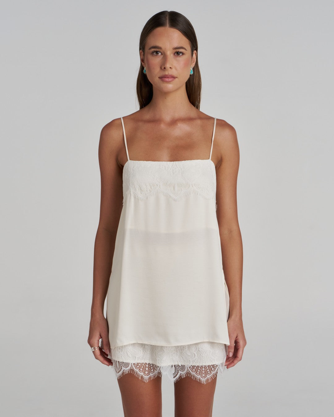 Florence Shift Top - White - Summi Summi