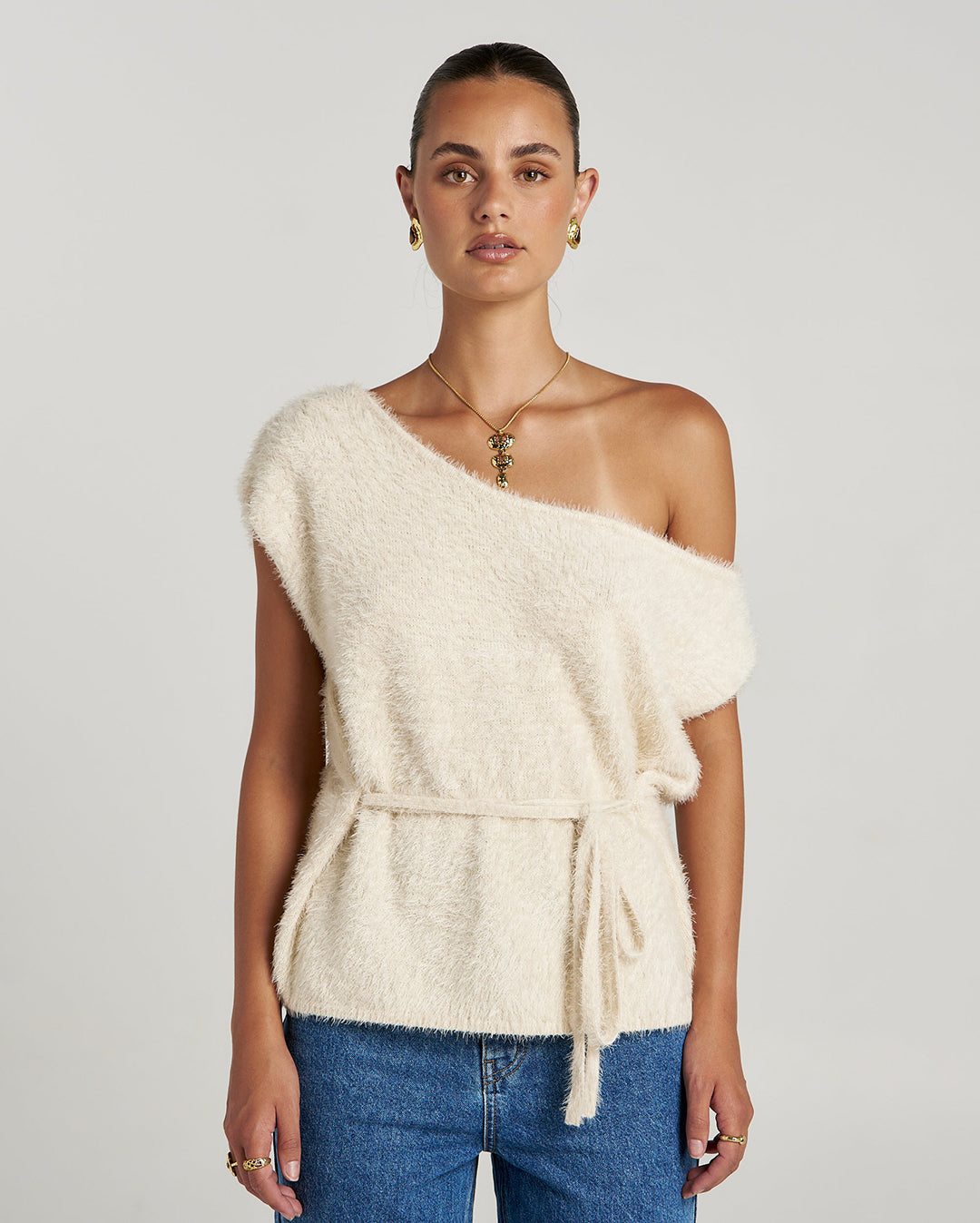 Ivy Knit Top - Lily White by Summi Summi