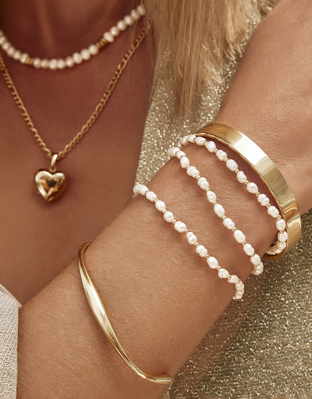 Madison Gold Cuff Bracelet