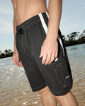 House Related 20" Cargo Swim ShortS - Black by Afends