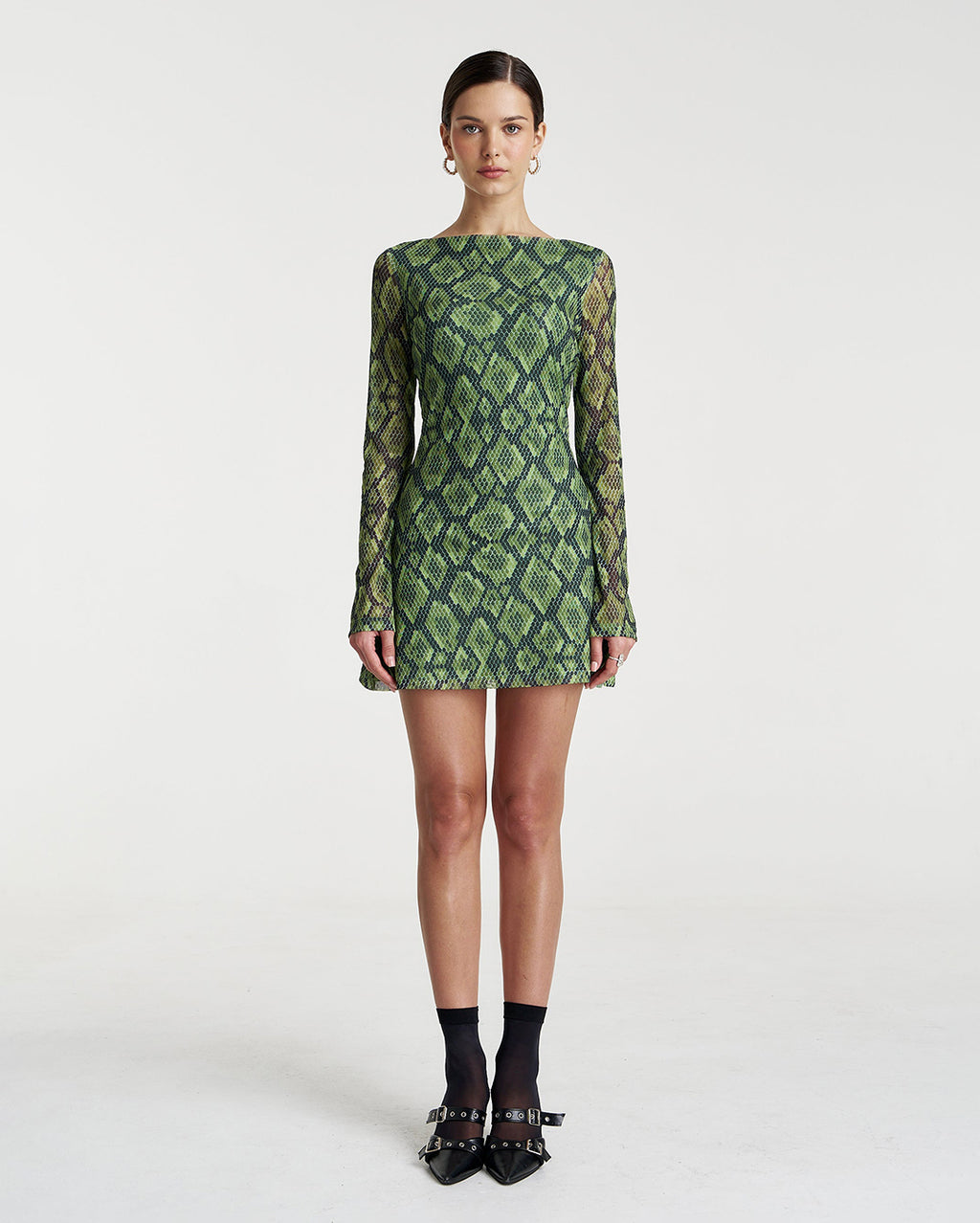 Hibernate A-Line Mini Dress - Viper - Summi Summi