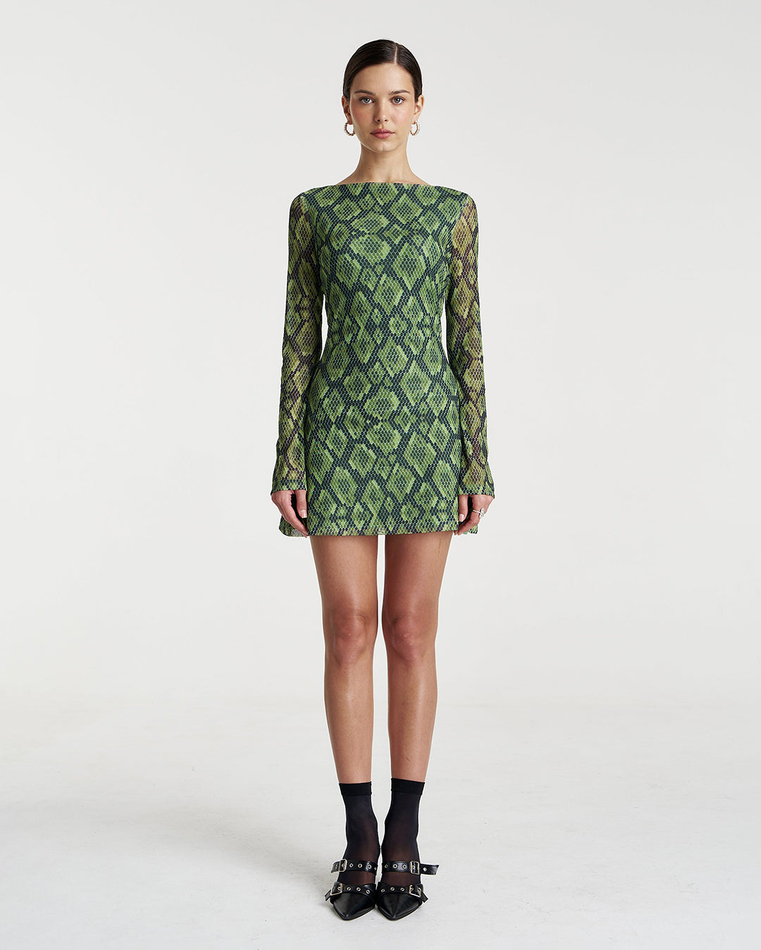 Hibernate A-Line Mini Dress - Viper - Summi Summi