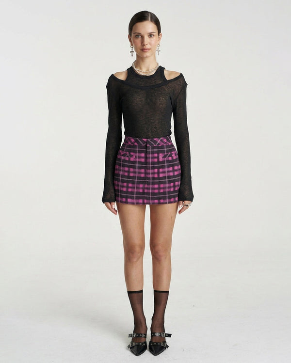 Skorty - Azalea Plaid - Summi Summi