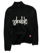 Quarter Zip - Black - S-Double