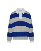 Ocean Frill Polo - Navy/Grey/White - Commonplace Essentials