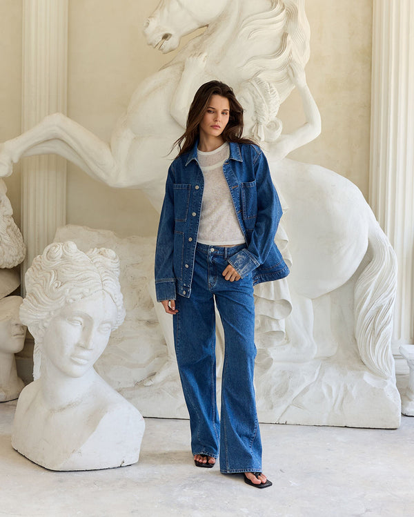 Denim Jacket - Bleu - Summi Summi