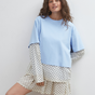 Light Blue/Polka Dot