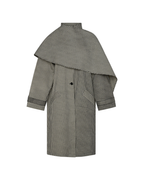 Lady Gingham Trench - Black/White - Commonplace Essentials