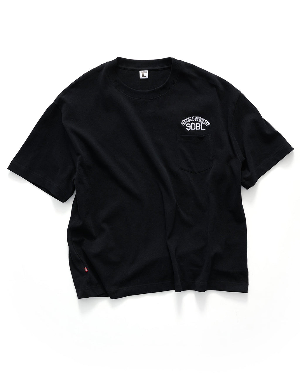 Team Heavyweight Pocket T-Shirt - Black - S-Double